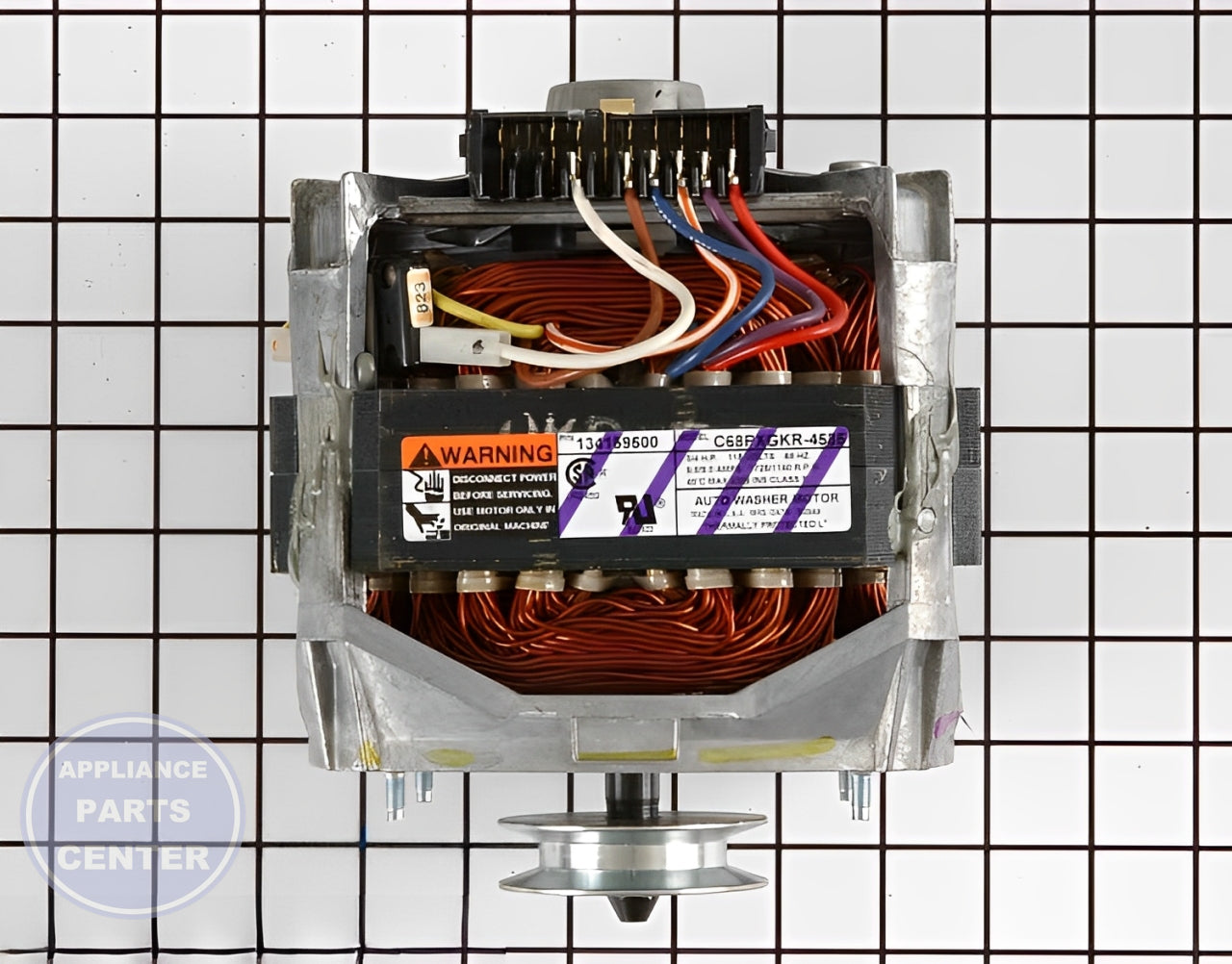 FRIGIDAIRE Washer Main Drive Motor 134159500 - Main view showing heavy load support for WCI Washing Machine models