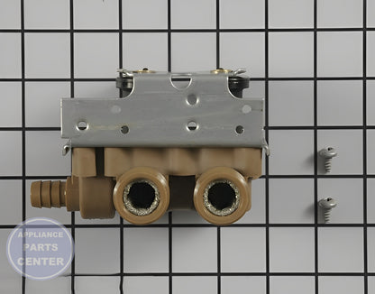 FRIGIDAIRE WASHER WATER VALVE 134190200 - Main view showing valve & float for WCI Washing Machine and Washer/Dryer Combo