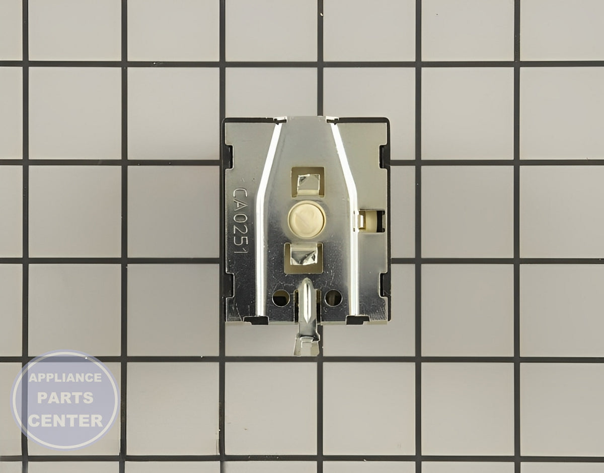 FRIGIDAIRE WASHER DRYER TURN-TO-START SWITCH 134398300 - Detailed view of essential technical details