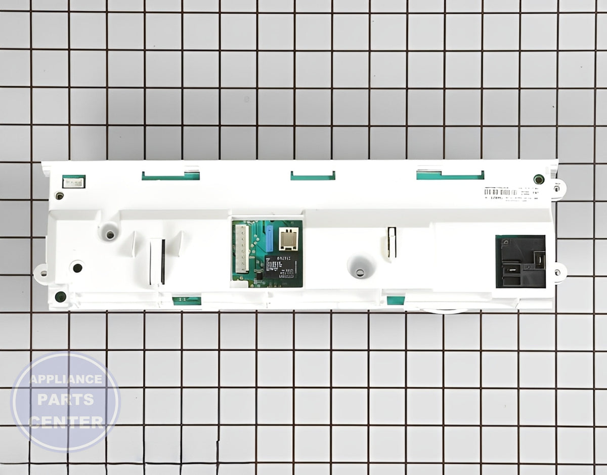 FRIGIDAIRE PRINTED CIRCUIT BOARD USER CONTROL AND DISPLAY 134484212 - Main view showing control features for WCI Dryer