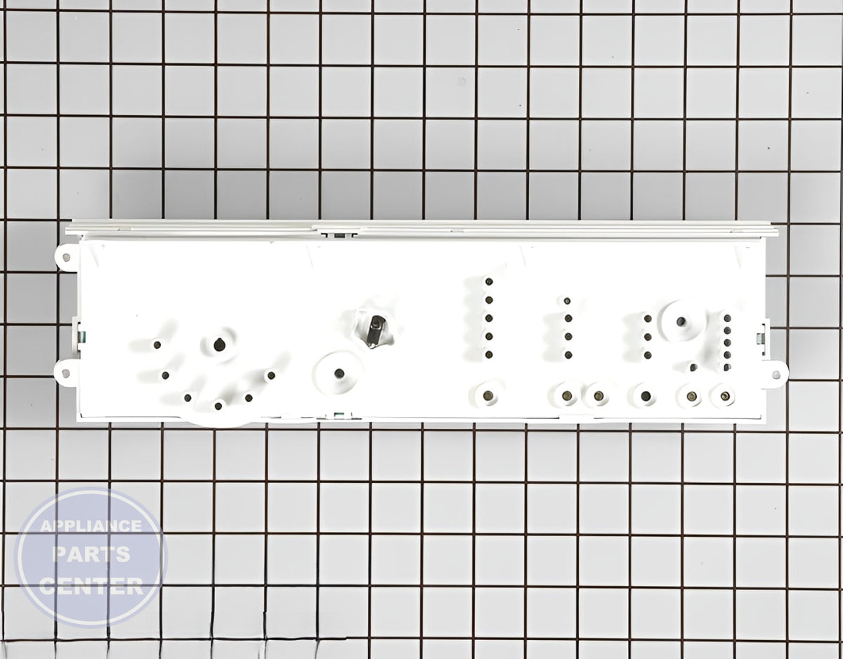 FRIGIDAIRE PRINTED CIRCUIT BOARD USER CONTROL AND DISPLAY 134484212 - Detailed view of circuit board technical details