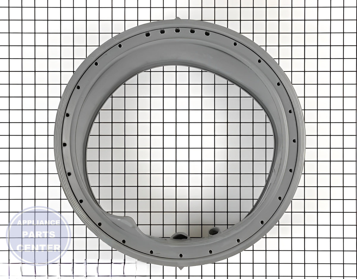 FRIGIDAIRE WASHER BELLOWS KIT WITHOUT LIGHT HOLE 134515300 - Side view with precise measurements