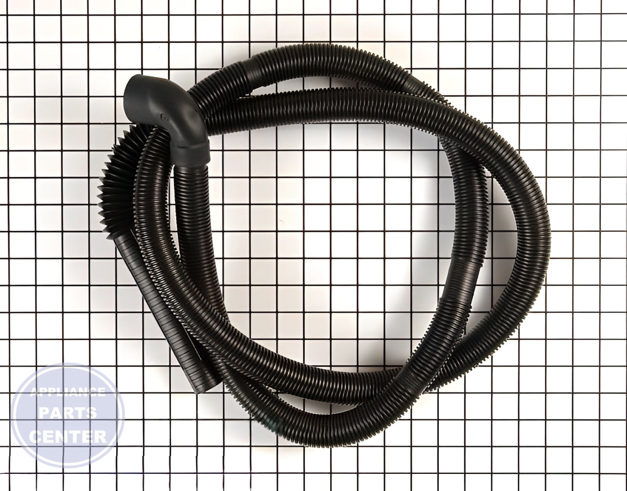 FRIGIDAIRE WASHER DRAIN HOSE 134592700 - Main view showing secure fitting for WCI models