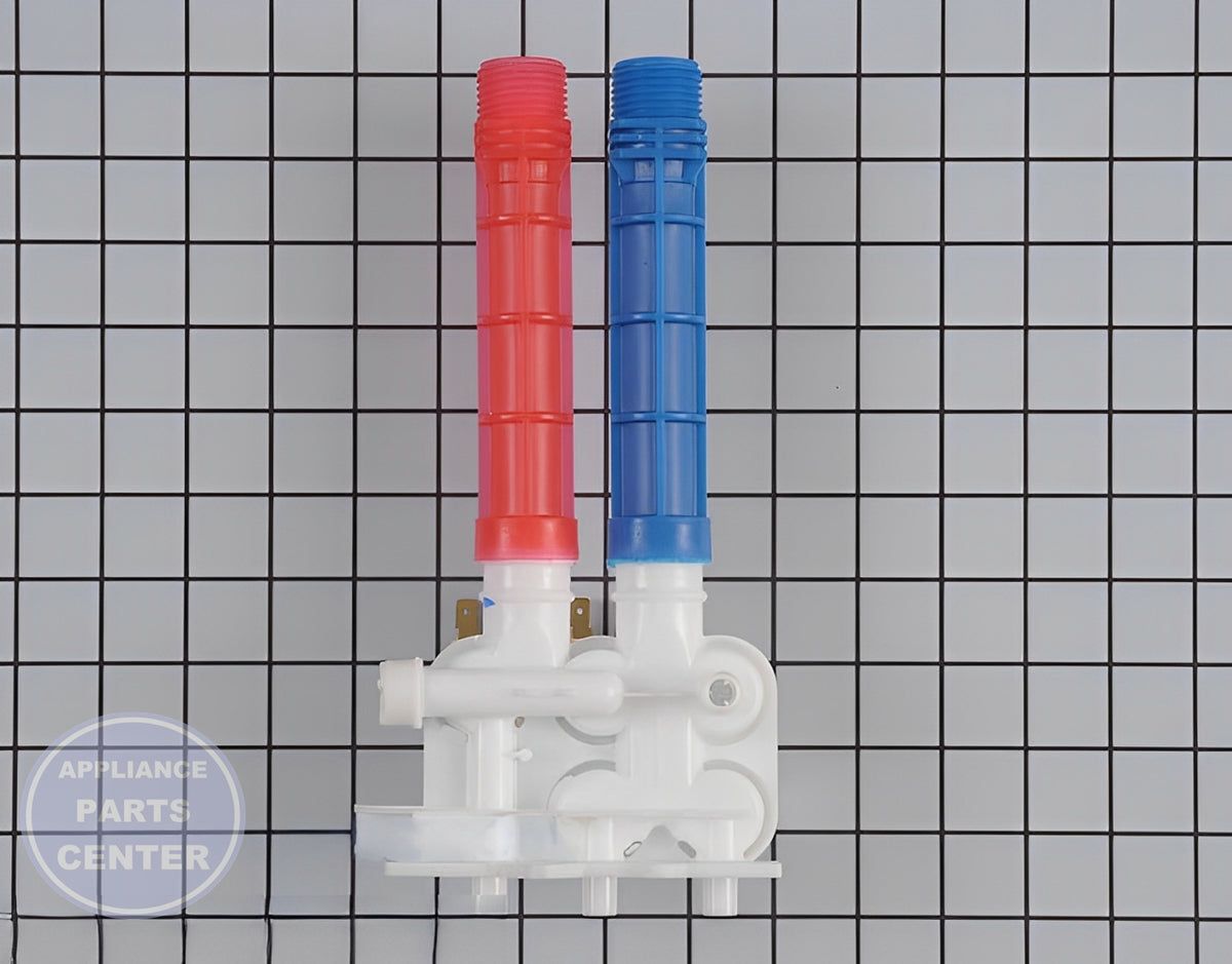 WASHER WATER VALVE 134637810 - Side view with precise measurements