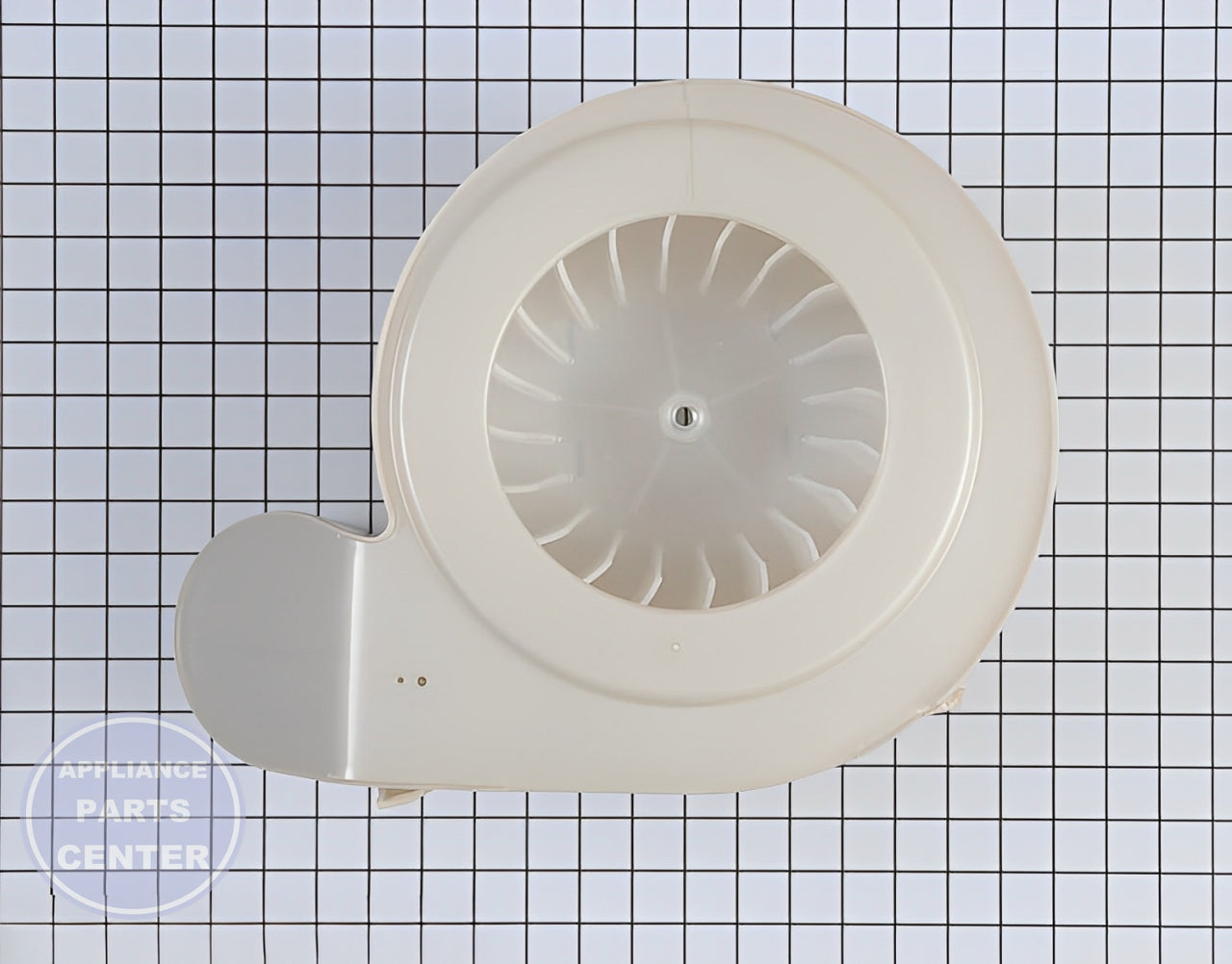 FRIGIDAIRE DRYER BLOWER HOUSING ASSEMBLY 134690800 - Main view showing high-performance blower wheel & fan blade for WCI Dryer models