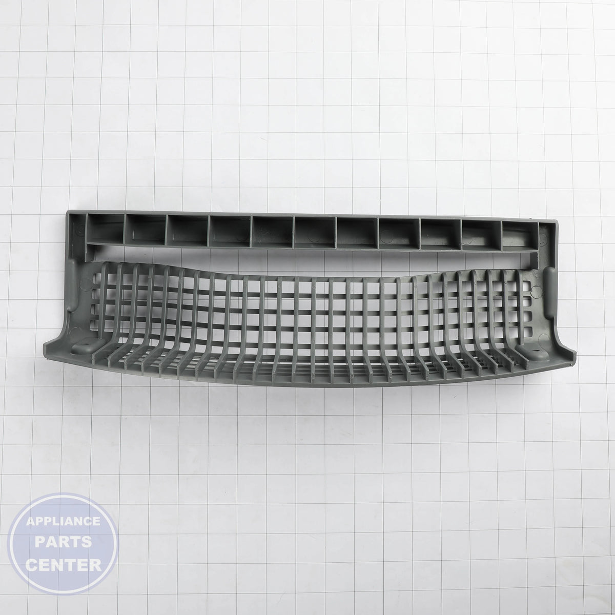 LINT GRILL FOR DRYE 134701320 - Side view with precise lint trapping specs