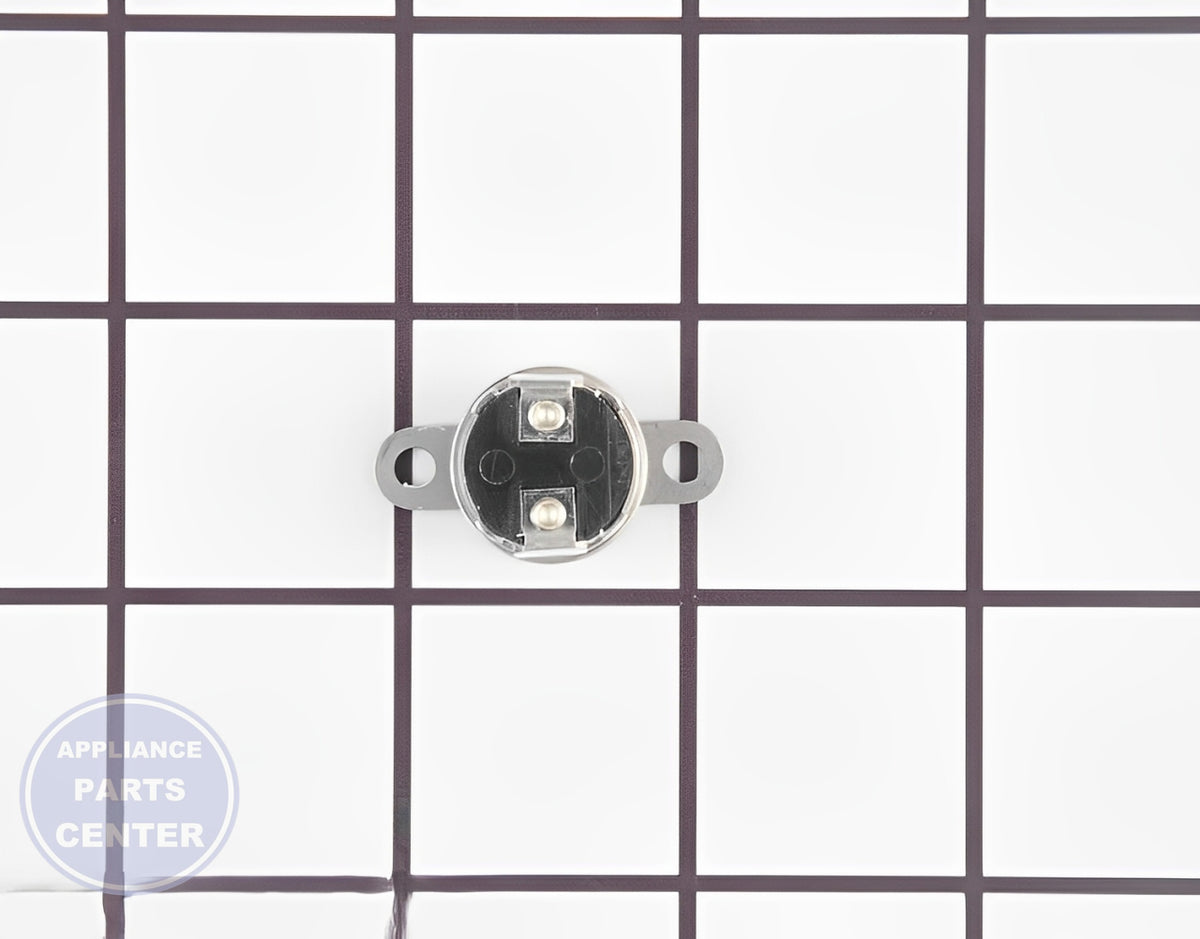 FRIGIDAIRE DRYER THERMAL FUSE 134711401 - Detailed view of thermal fuse and breaker mechanism