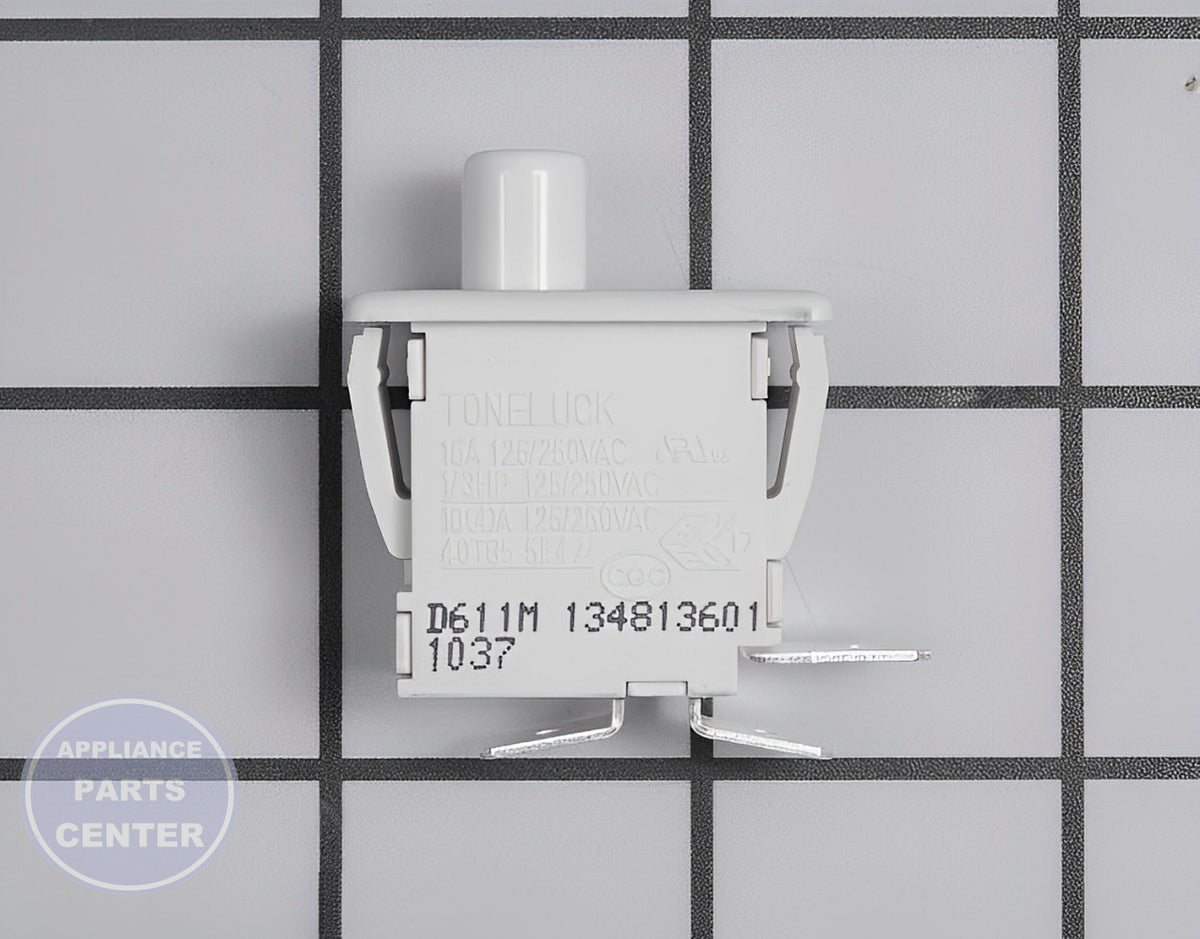 FRIGIDAIRE DRYER DOOR SWITCH 3-WIRE 134813601 - Main view showing durability for various models