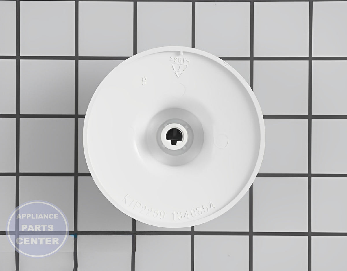 Timer Knob 134886700 - Side view with 2-inch diameter and 1-inch button height