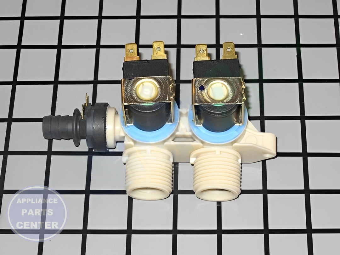 FRIGIDAIRE VALVE 134890600 - Side view with up to 100 PSI pressure capacity