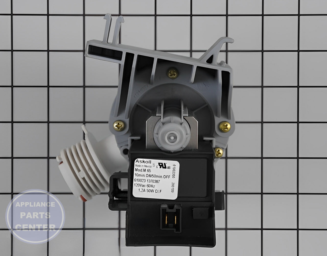 FRIGIDAIRE WASHER DRAIN PUMP 137038700 - Main view showing efficient drainage for WCI models