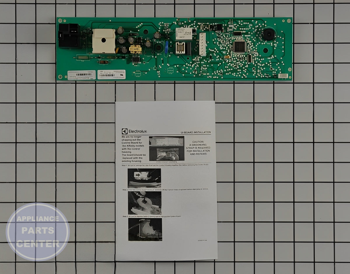 FRIGIDAIRE DRYER MAIN CONTROL BOARD 137070890NH - Main view showing control functions for WCI Dryer models