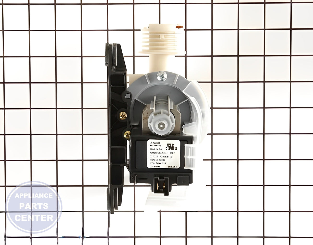 FRIGIDAIRE ASSEMBLY WATER DRAIN PUMP AND MOTOR 137108000 - Detailed view of high-quality specifications