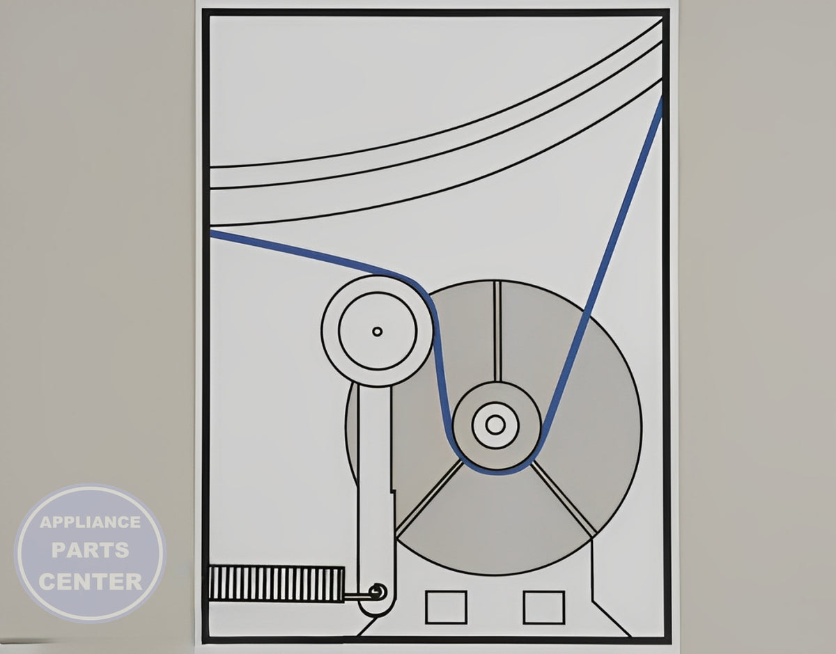 FRIGIDAIRE DRYER BELT DRUM 137292700 - Detailed view of high-quality material