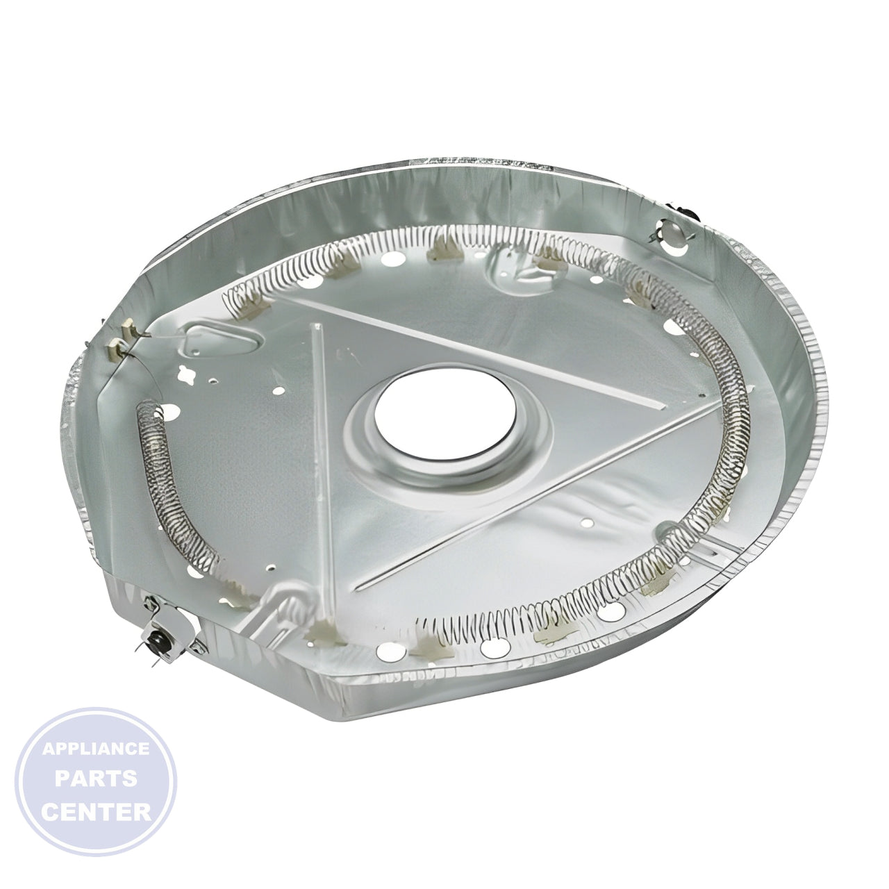 FRIGIDAIRE DRYER HEATER ASSEMBLY 137392702 - Side view with specific measurements