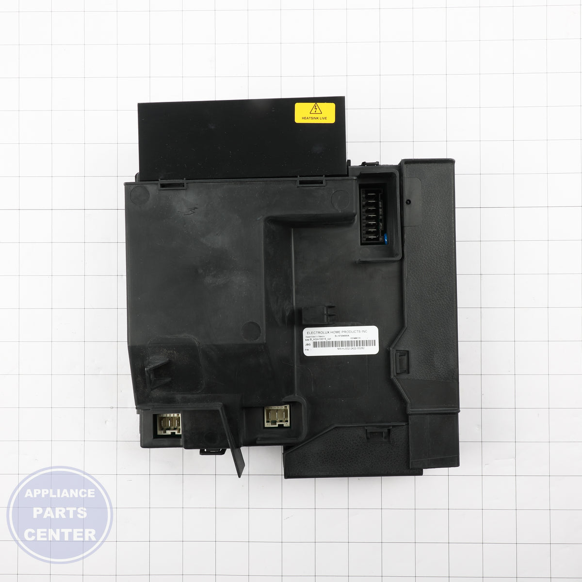 MOTOR CONT BOARD 137469113NH - Side view with precise specifications