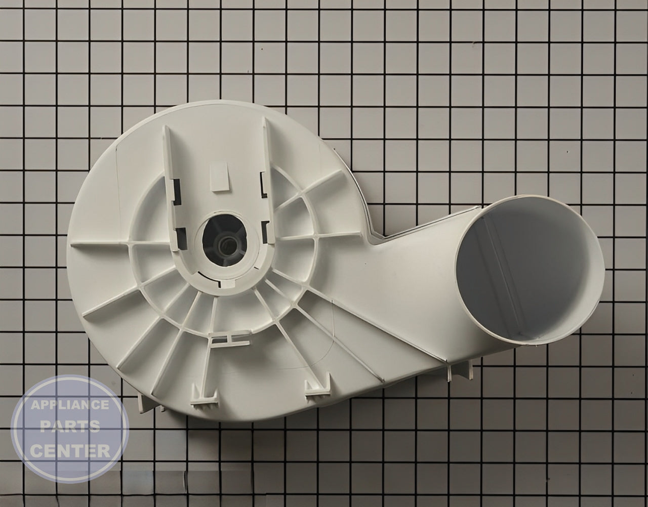 FRIGIDAIRE DRYER BLOWER WHEEL AND HOUSING 137551110 - Main view showing efficient airflow for WCI Dryer models