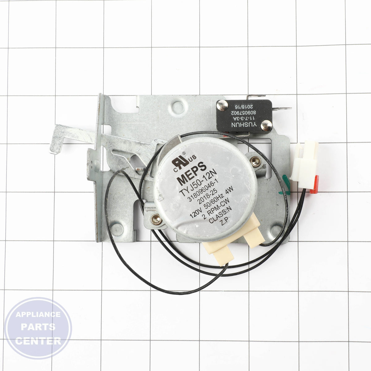 WCI MOTOR 139021302 - Installation in ABC123 showing key mounting points