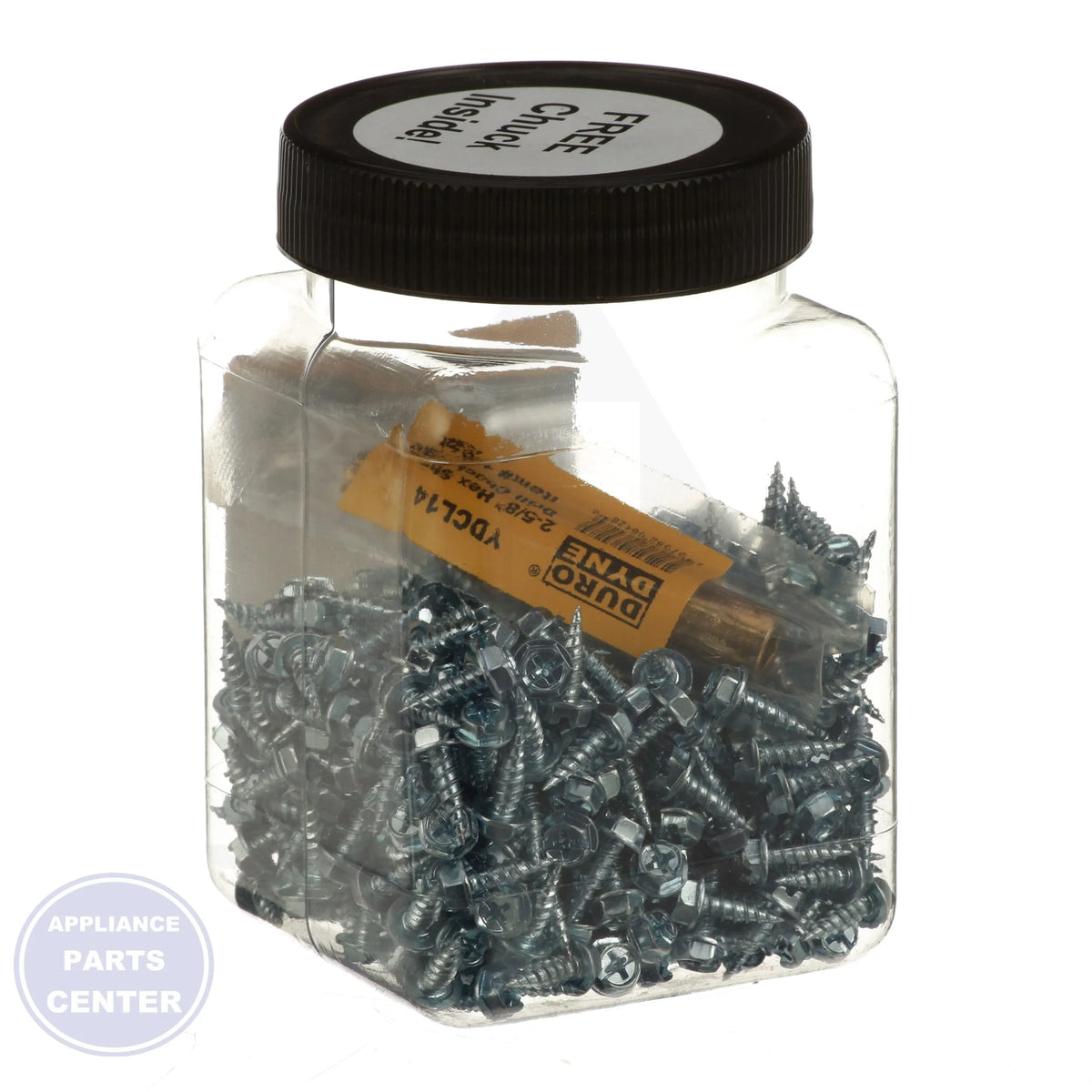 Super Saber Sheet Metal Screws 14117 - Side view with 1/4" hex head