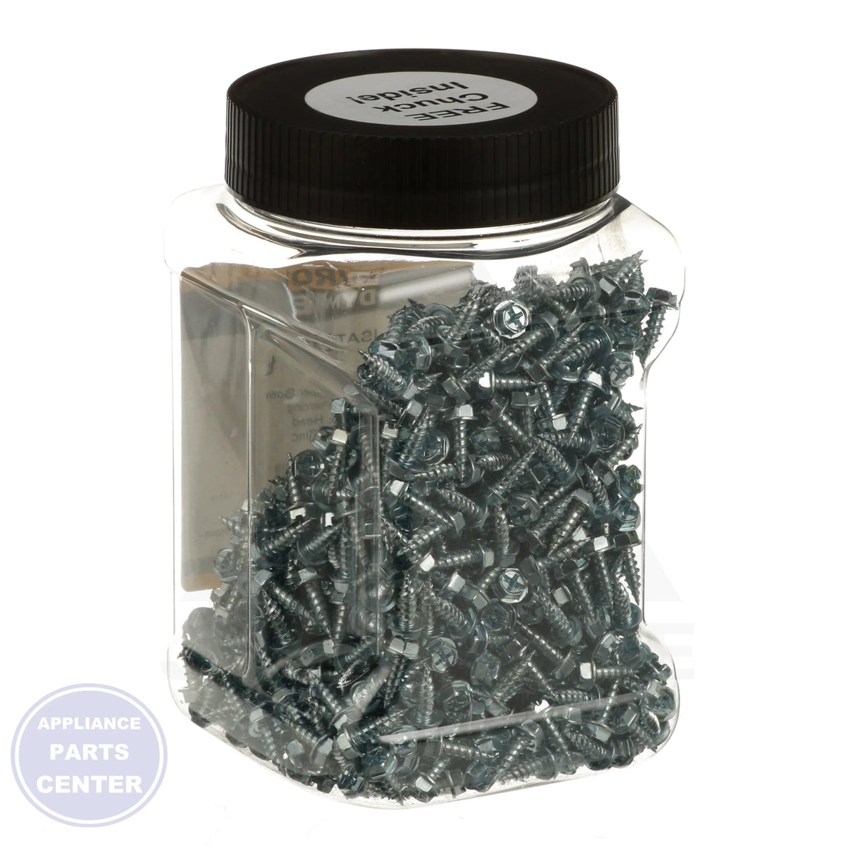 Super Saber Sheet Metal Screws 14118 - Side view with 1/4" hex head and 8 x 1/2" size