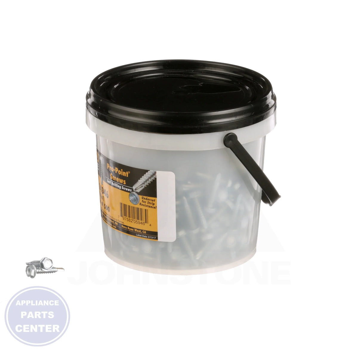 Pro Point Sheet Metal Screws 14346 - Detailed view of size 10 x 1" screw