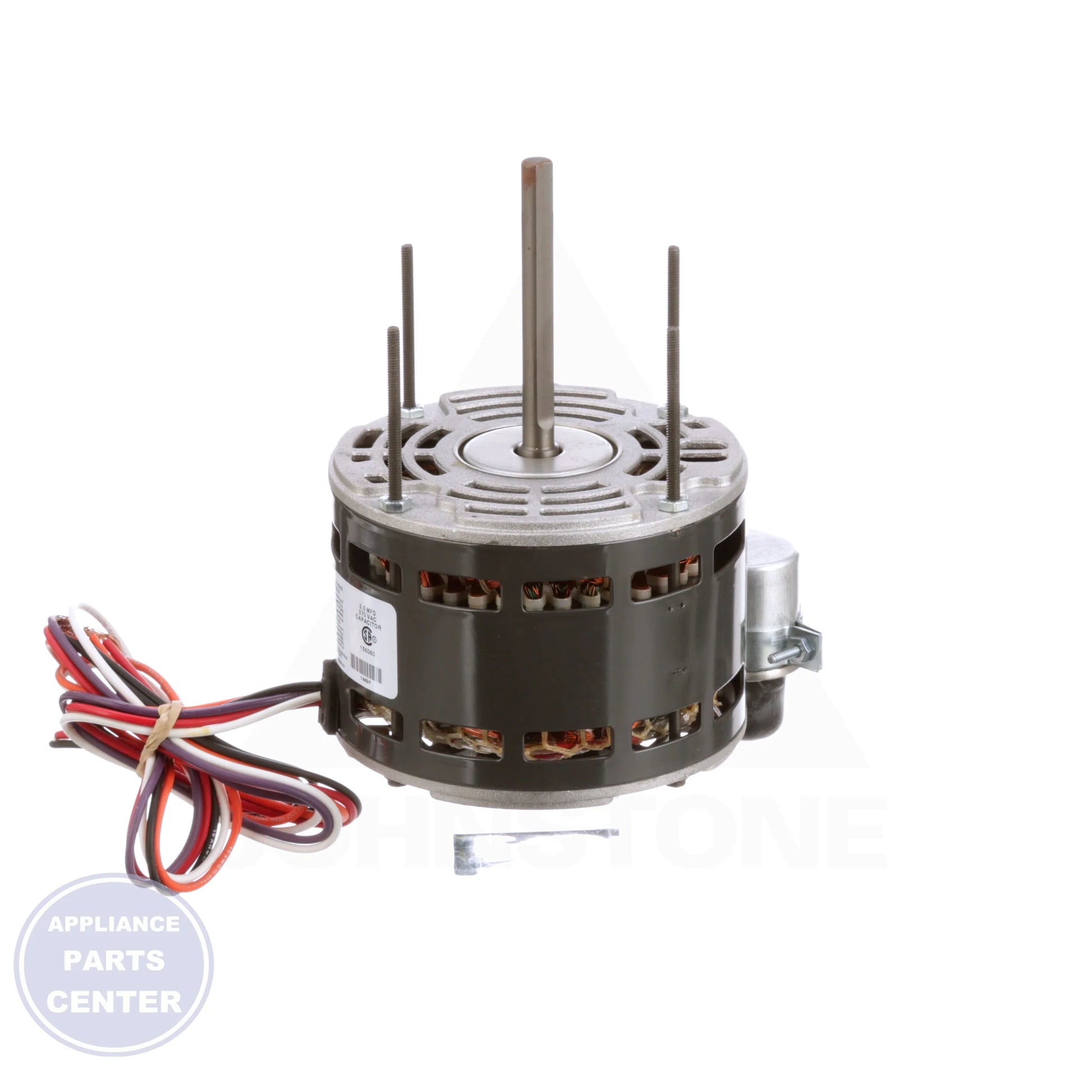 PSC Fan and Blower Motor Four Motors 1469P - Detailed view with 115/208-230 volts and 1550 RPM details