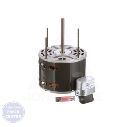 PSC Fan and Blower Motor Four Motors 1469P - Side view with 5" diameter and 1/15 HP specs
