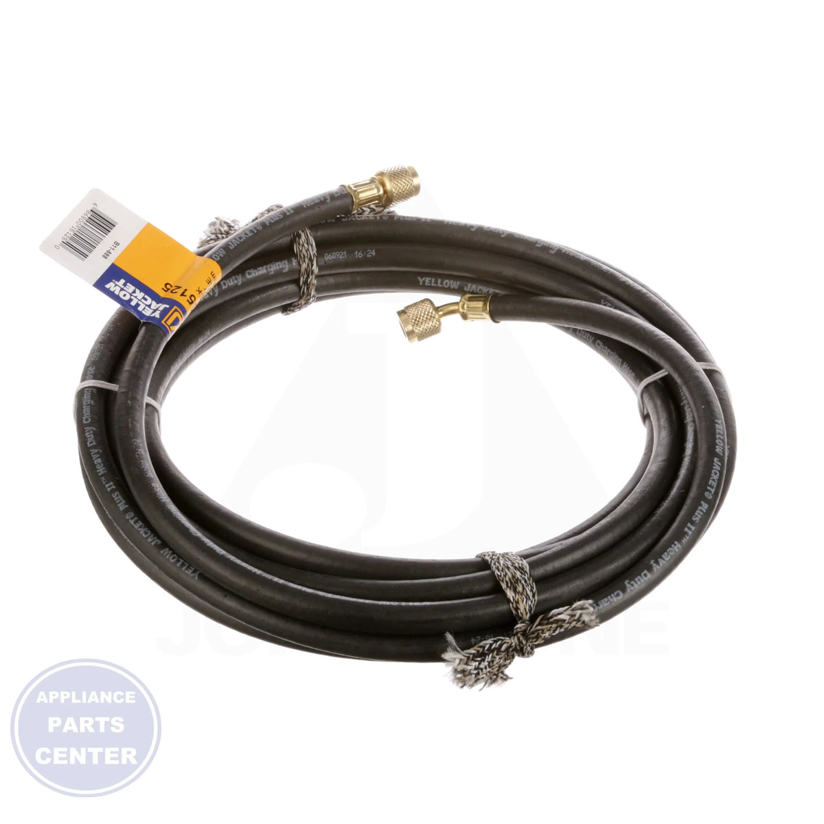 Heavy-Duty Vacuum/Charging Hose 15060 - Side view with 5' length measurement
