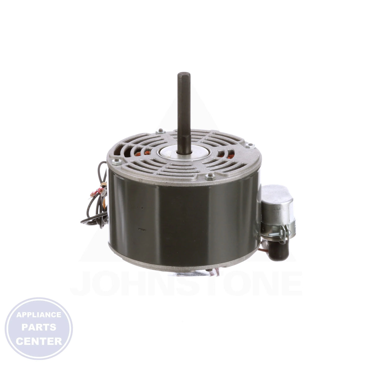 Replacement for Copeland Condenser Fan Motor 1527P - Side view with 5-inch diameter and 208 Volts