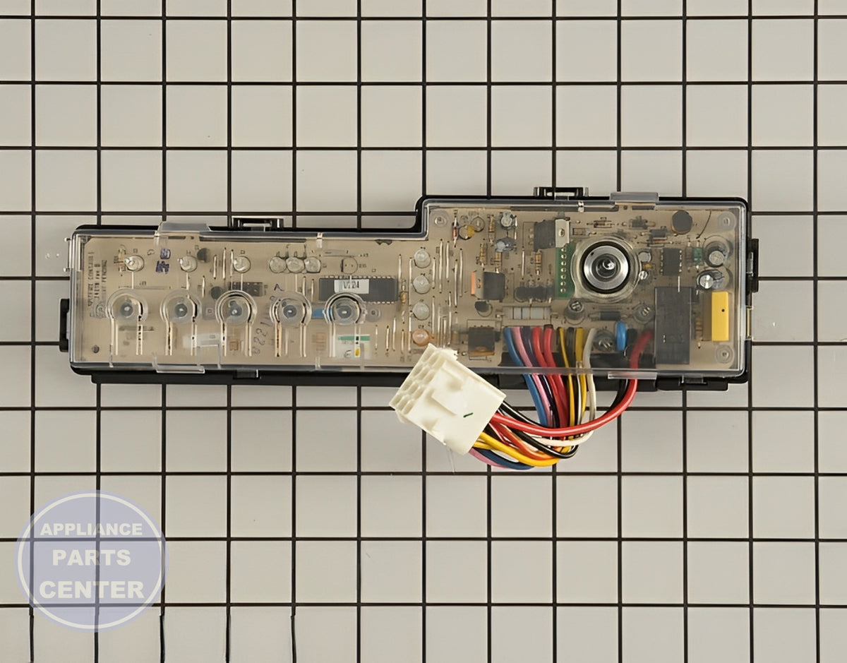 WCI CONTROL MODULE 154568301 - Main view showing Circuit Board & Timer for WCI Dishwashers