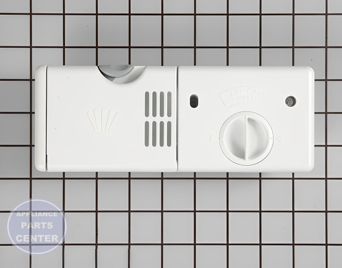 FRIGIDAIRE DISHWASHER DISPENSER 154574401 - Main view showing soap distribution for WCI Dishwashers