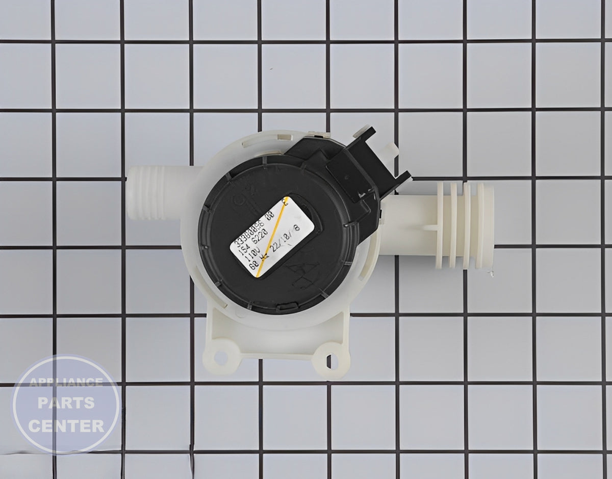 Drain Valve 154622001 - Side view with precise measurements and specs