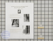 FRIGIDAIRE DISHWASHER SERVICE KIT SPLASH SHIELD 154701001 - Main view showing watertight seal for WCI Dishwasher