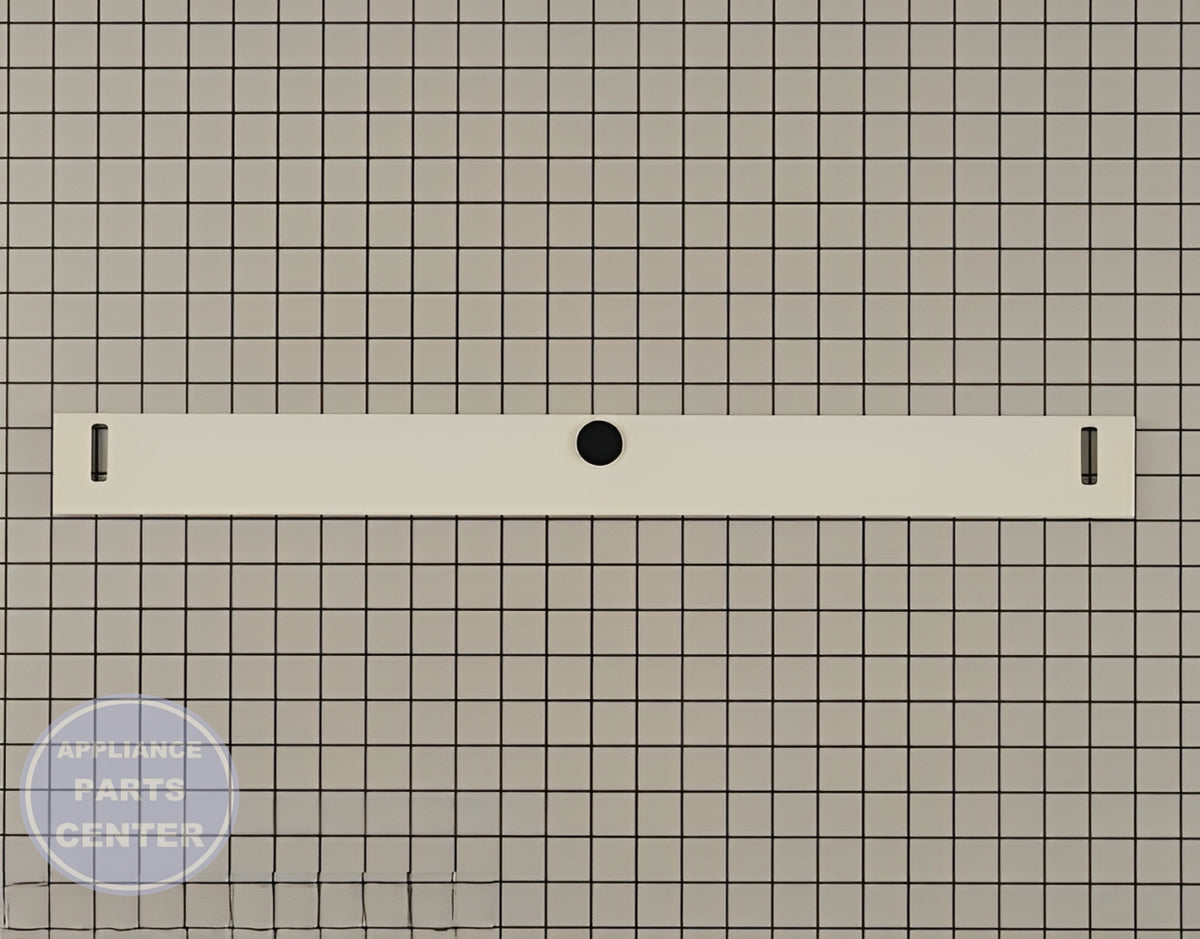 FRIGIDAIRE DISHWASHER TOEKICK PLATE 154745501 - Side view with precise measurements and specifications