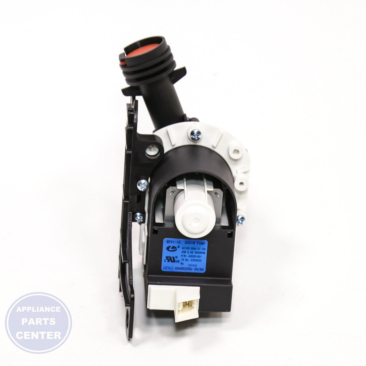 WCI PUMP ASSEMBLY 154757901 - Installation in WCI model showing key mounting points