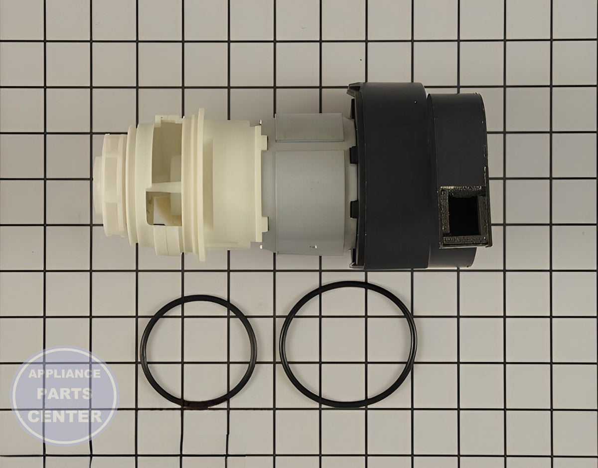FRIGIDAIRE DISHWASHER PUMP AND MOTOR ASSEMBLY 154844101 - Side view with durable construction