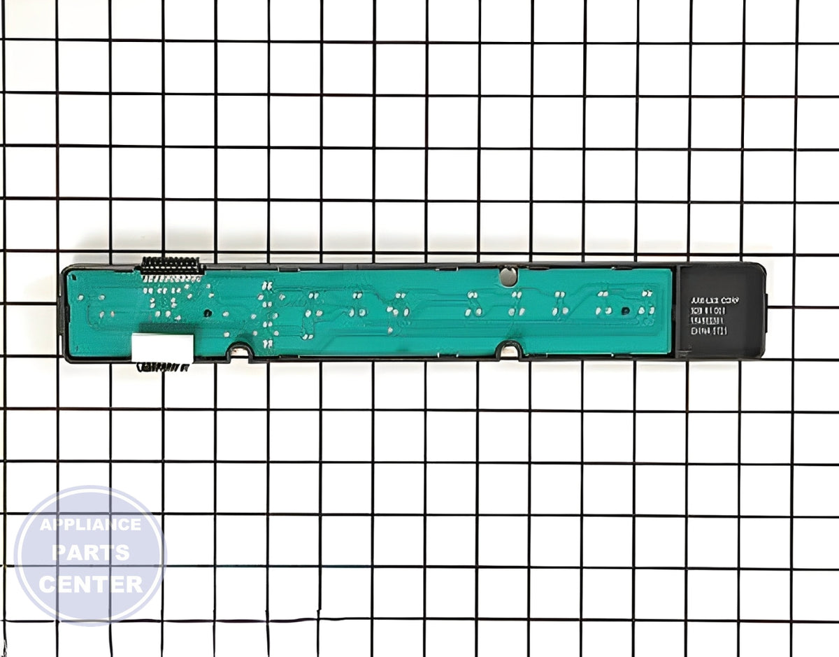 FRIGIDAIRE DISHWASHER SWITCH ASSEMBLY 154852501 - Detailed view of circuit board & timer assembly