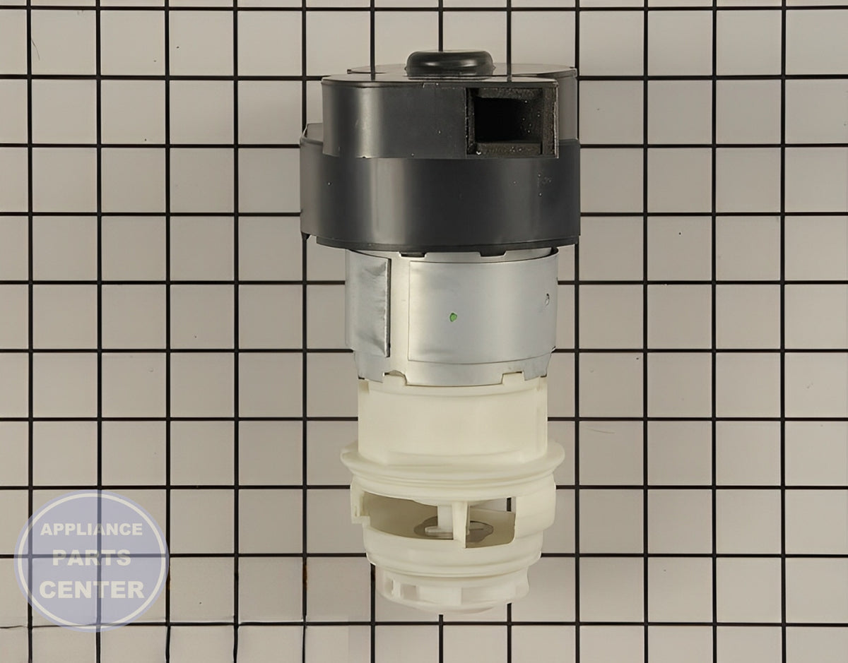FRIGIDAIRE MOTOR AND PUMP ASSEMBLY 154853801 - Side view with efficient water pumping specifications