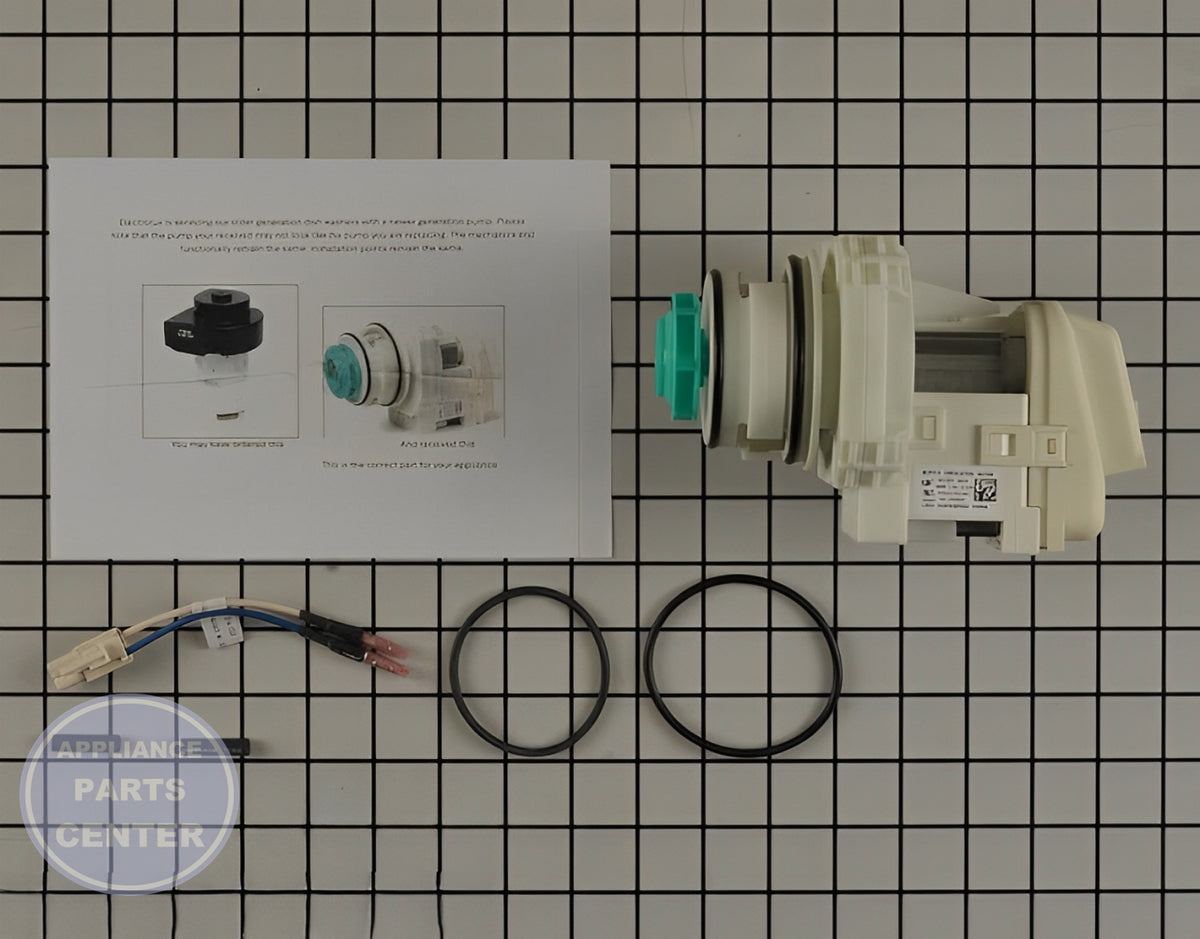 FRIGIDAIRE DISHWASHER PUMP AND CIRCULATION MOTOR KIT 154859101 - Main view showing efficient water circulation for WCI models