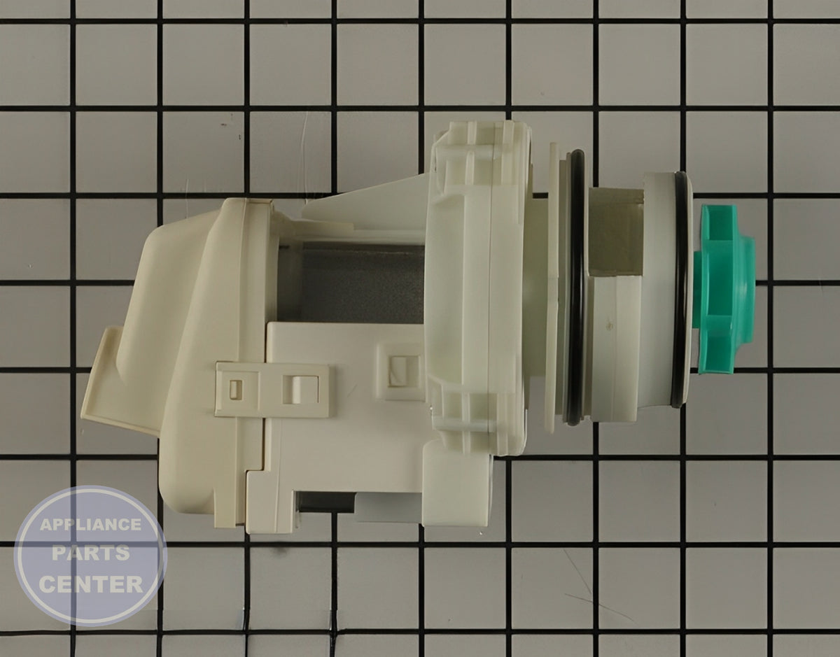 FRIGIDAIRE DISHWASHER PUMP AND CIRCULATION MOTOR KIT 154859101 - Side view with enhanced performance specifications