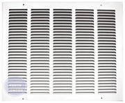 Appliance 170 Stamped Return Air Grille 17030X14 - Main view showing White Finish for L70-339 models