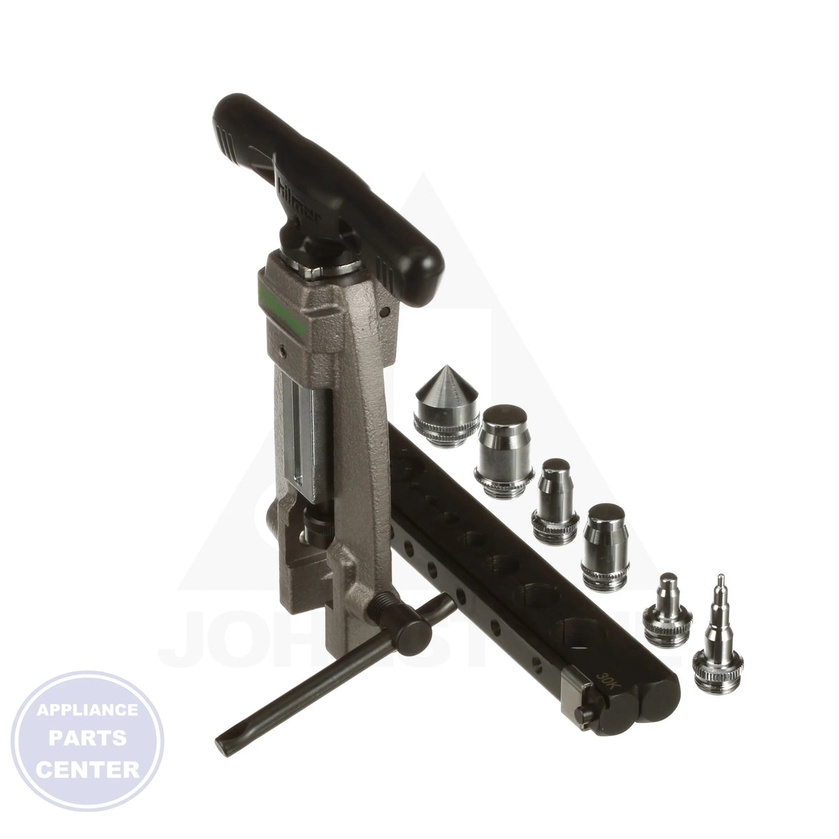 Quick Engage Flare and Swage Kit 1838947 - Detailed view of precision tube positioning
