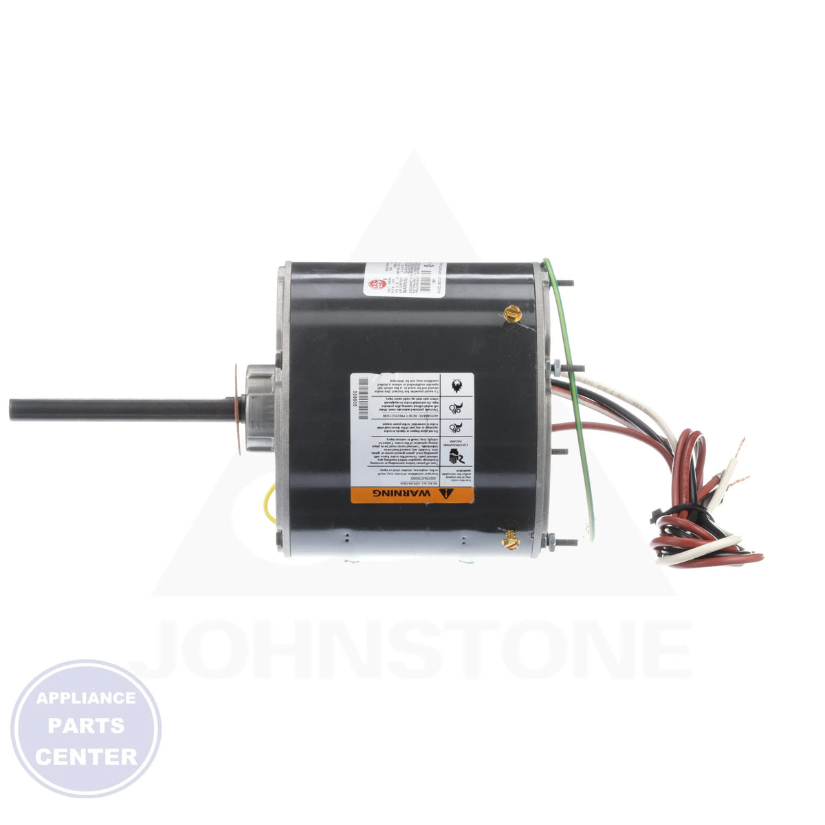 Condenser Fan Motor 1861 - Detailed view of 1/2-inch shaft diameter