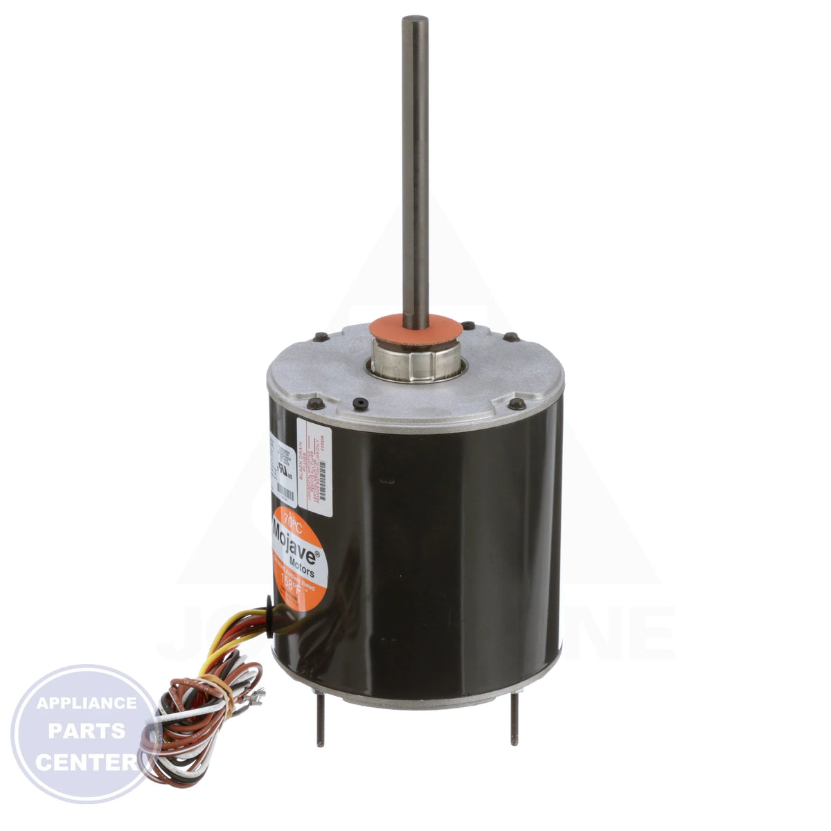 Mojave Series® Condenser Fan Motor 1870H - Detailed view of 825 RPM and 71% efficiency