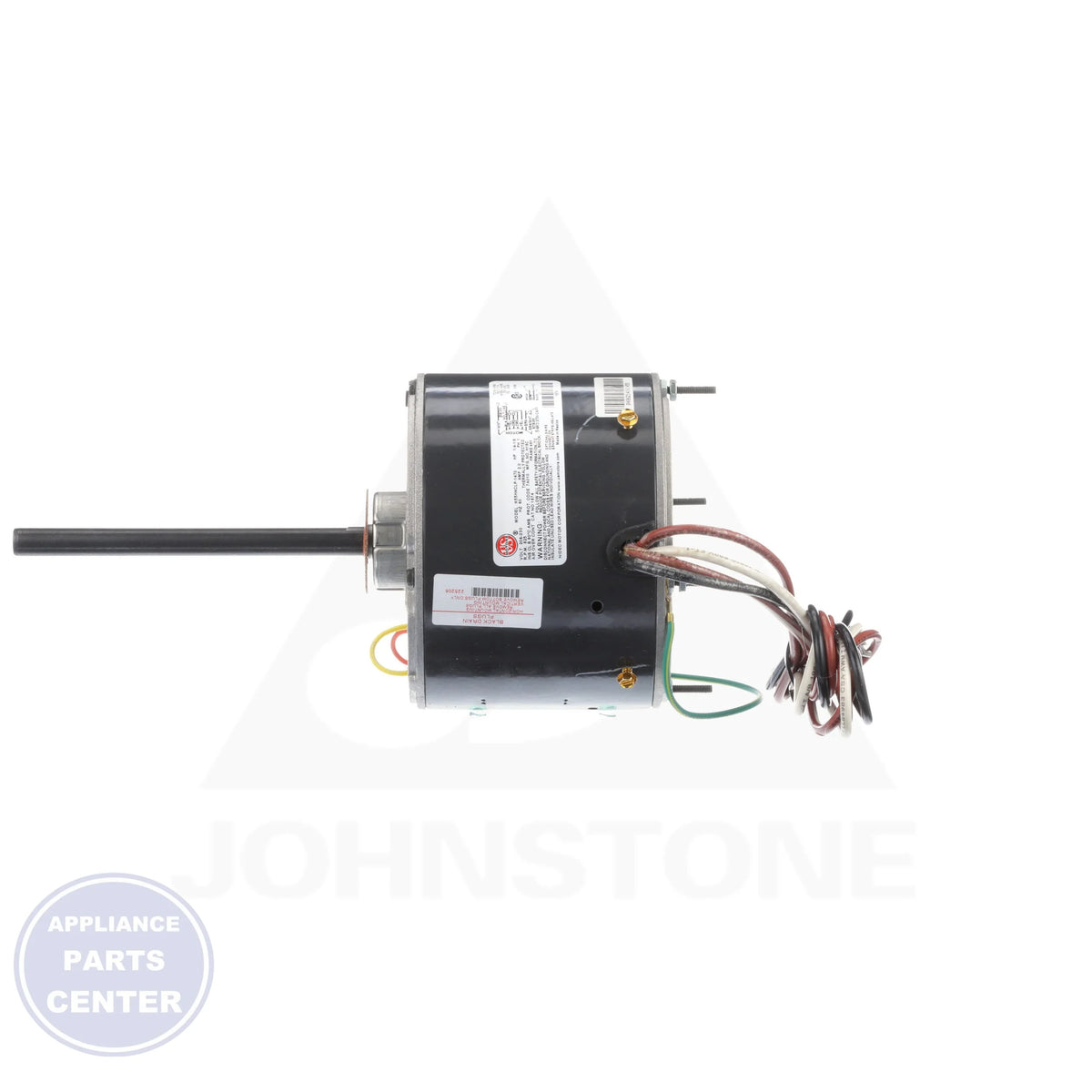 Condenser Fan Motor 1874 - Detailed view of 825 RPM and automatic thermal protection