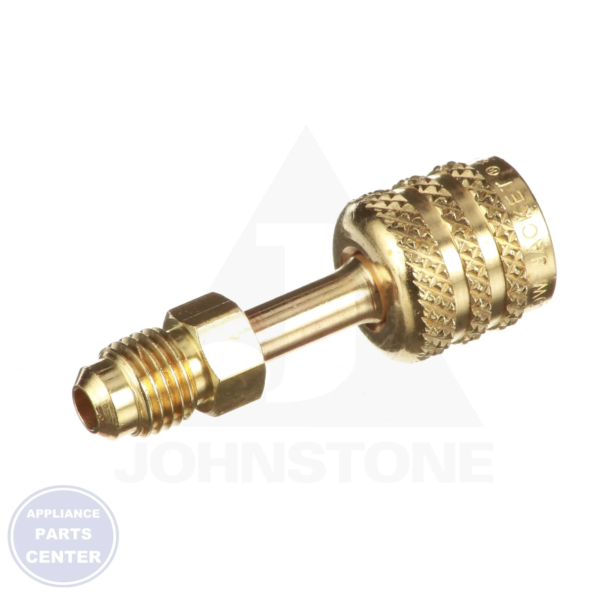 Reverse Threaded Adapter 1/4" - 19124 - Side view with 1/4" LH FFL x 1/4" RH MFL measurements