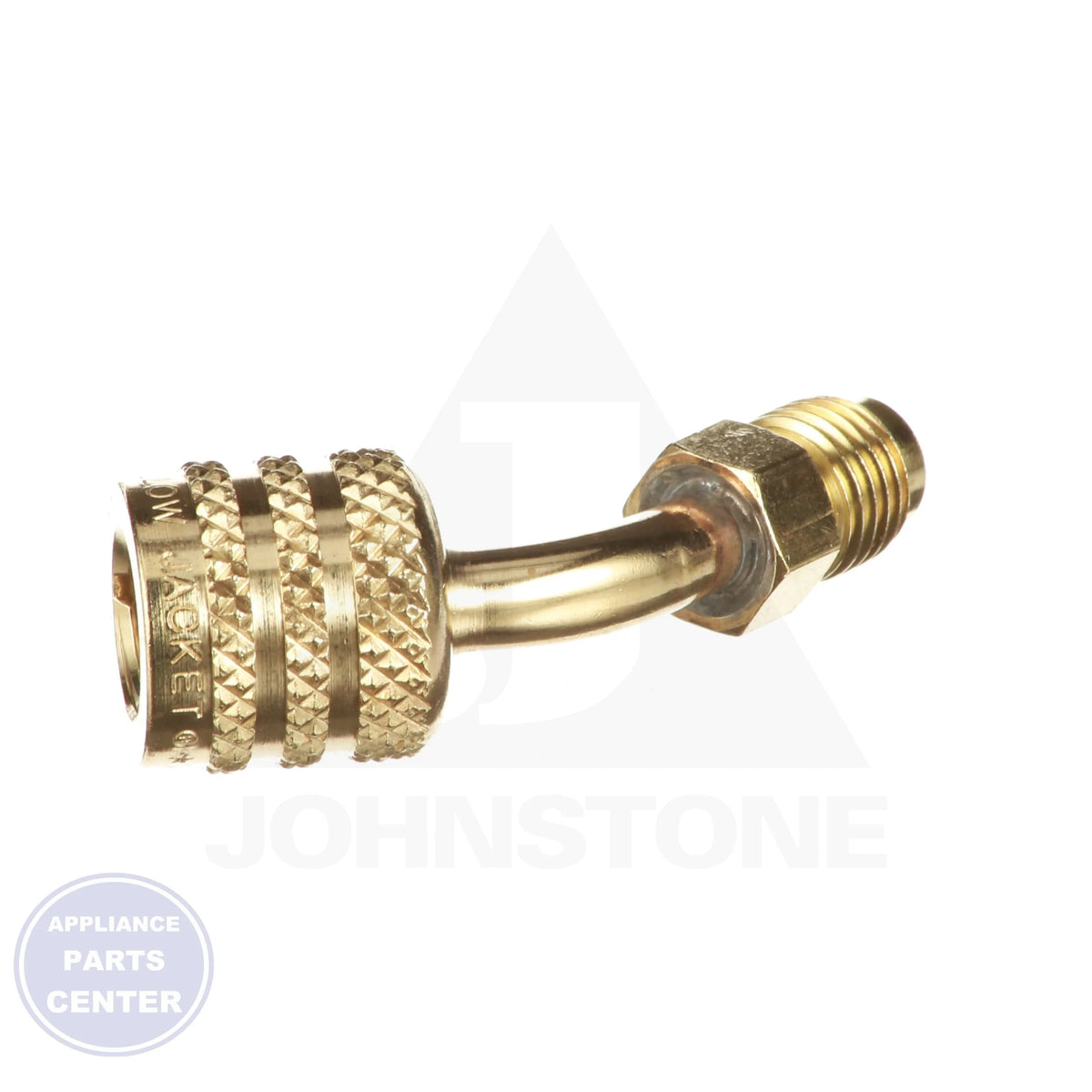 Reverse-Thread Adapter 1/4" 19180 - Side view with LH FFL x RH MFL 1/4" sizes