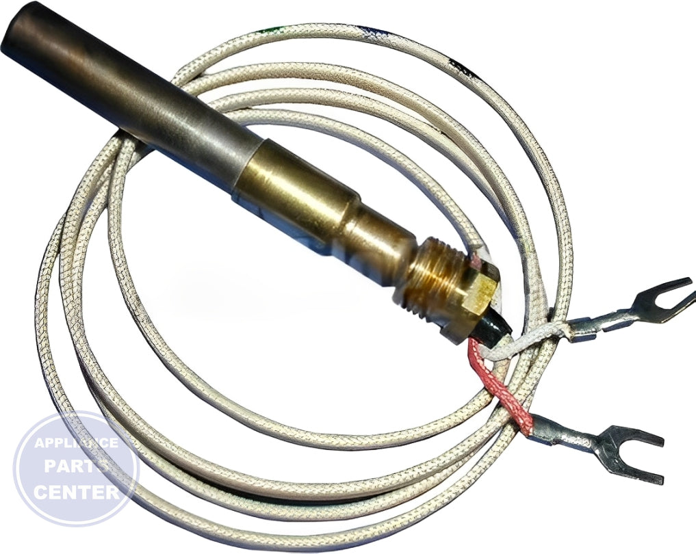 ROBERTSHAW PILOT,THERMO-COUPLE/PILE 1950-532 - Detailed view of temperature control details
