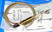 ROBERTSHAW PILOT,THERMO-COUPLE/PILE 1950-532 - Main view showing temperature control for specific models