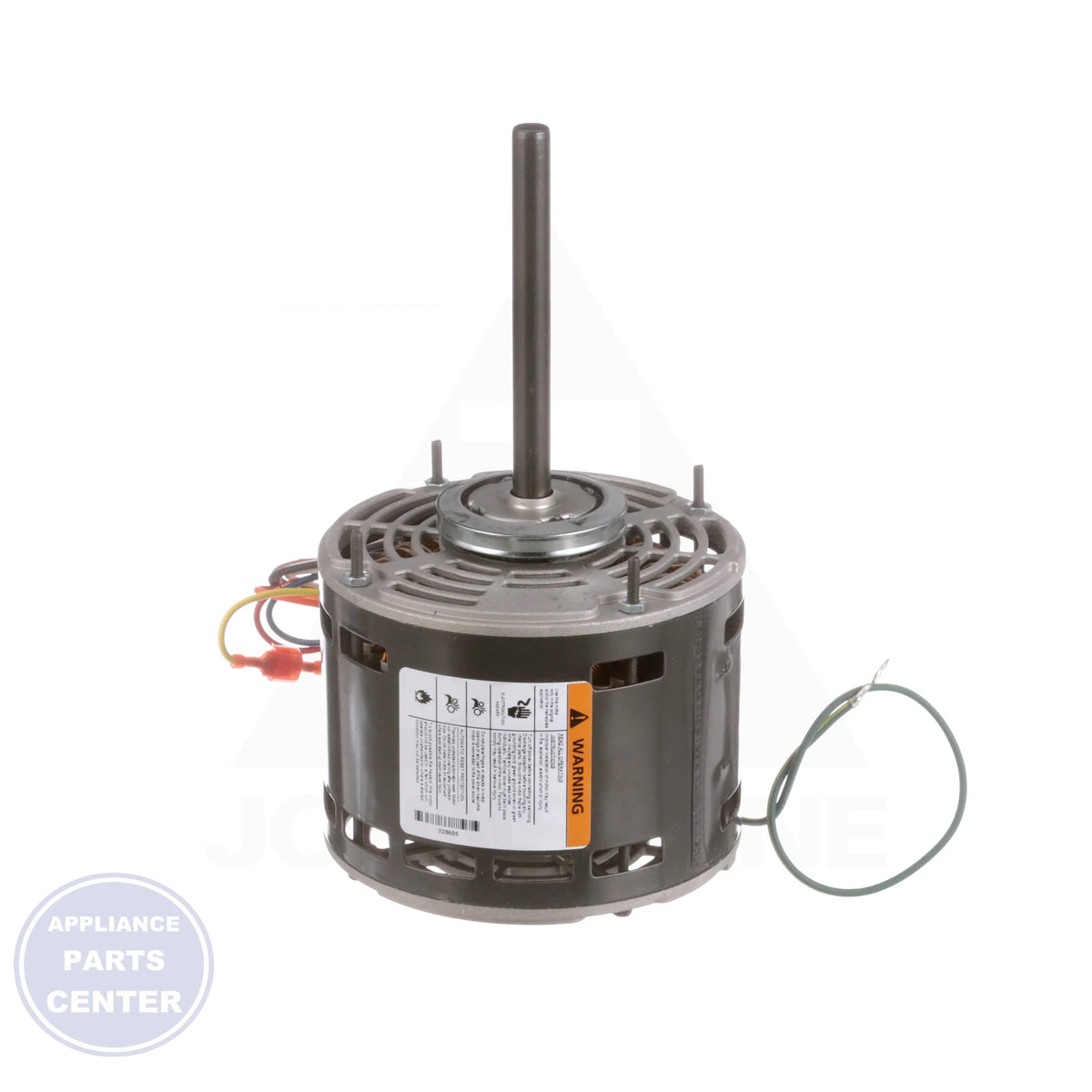 3-Speed Blower Motor 48 Frame Permanent Split Capacitor 1971 - Side view with 5-5/8" diameter and 1/4 HP specs